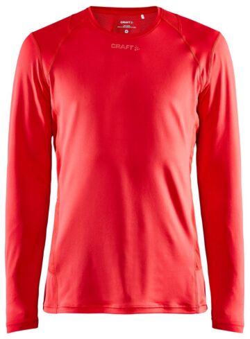 Craft Adv Essence Ls Tee Heren Bright Red