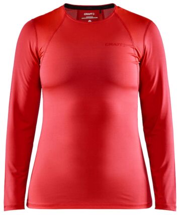 Craft Adv Essence Ls Tee Dames Bright Red