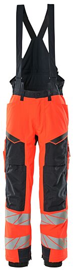 Mascot 19090-449 Winterbroek Hi-Vis Rood/Donkermarine
