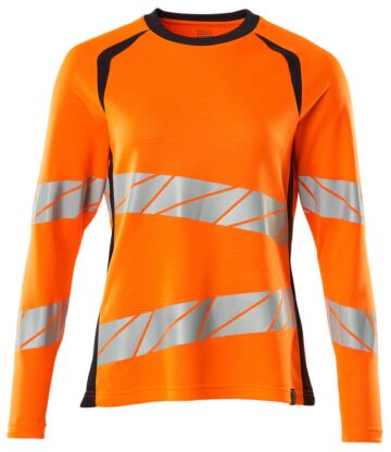 Mascot 19091-771 Dames T-shirt lange mouwen Hi-Vis Oranje/Donkermarine