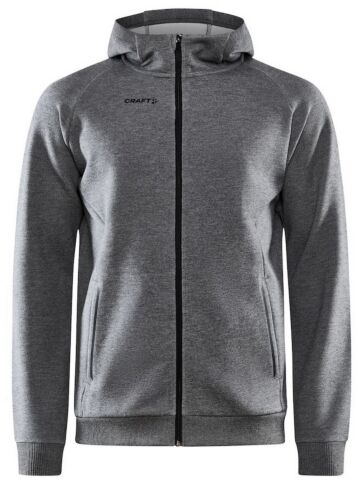 Craft Core Soul Full Zip Hood Heren Dark Grey Melange