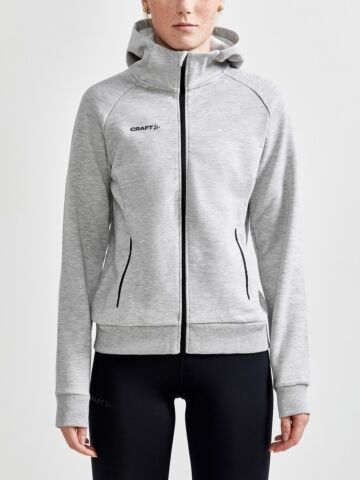 Craft Core Soul Full Zip Hood Dames Grey Melange