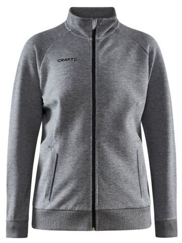 Craft Core Soul Full Zip Jacket Dames Dark Grey Melange