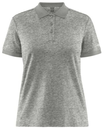 Craft Core Blend Polo Shirt Dames Grey Melange