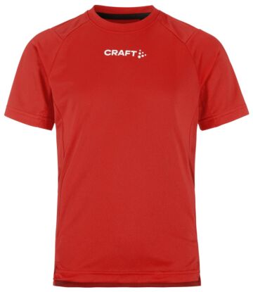 Craft Rush 2.0 Ss Tee Jr Kinderen Bright Red