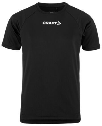 Craft Rush 2.0 Ss Tee Jr Kinderen Black