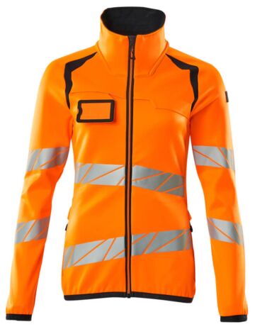 Mascot 19153-315 Dames Fleecetrui met rits Hi-Vis Oranje/Donkermarine