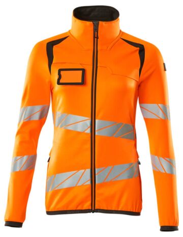 Mascot 19153-315 Dames Fleecetrui met rits Hi-Vis Oranje/Donkerantraciet