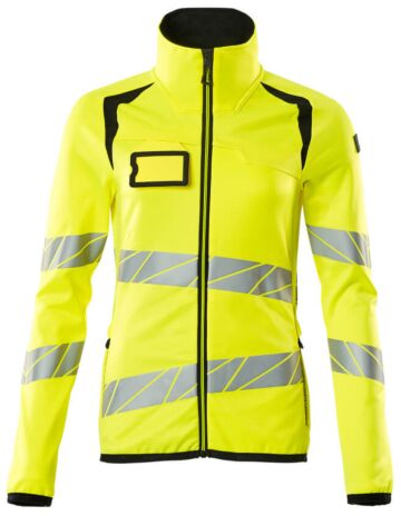 Mascot 19153-315 Dames Fleecetrui met rits Hi-Vis Geel/Zwart