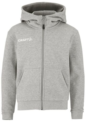 Craft Community 2.0 Logo Fz Hoodie Jr Kinderen Grey Melange