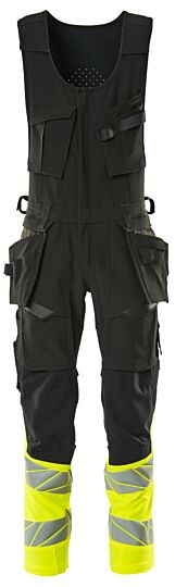 Mascot 19169-711 Bodybroek Zwart/Hi-Vis Geel