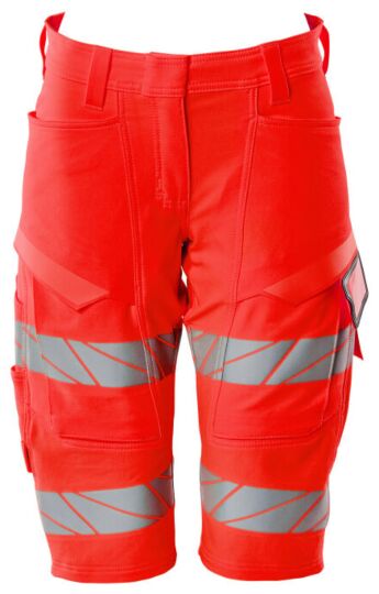 Mascot 19248-510 Dames Shorts, lange Hi-Vis Rood
