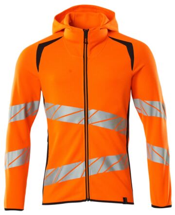 Mascot 19284-781 Capuchontrui met rits Hi-Vis Oranje/Donkermarine