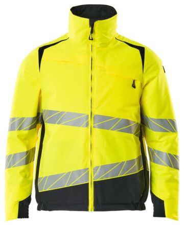 Mascot 19435-231 Winterjas Hi-Vis Geel/Donkermarine