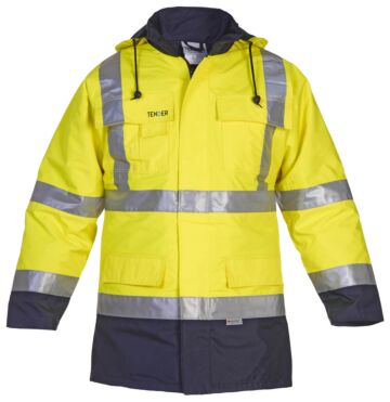 Hydrowear Apollo Parka Geel/Marineblauw