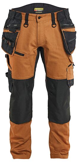 Blåkläder 1970-1149 STRIKER Werkbroek met stretch Roest/Zwart