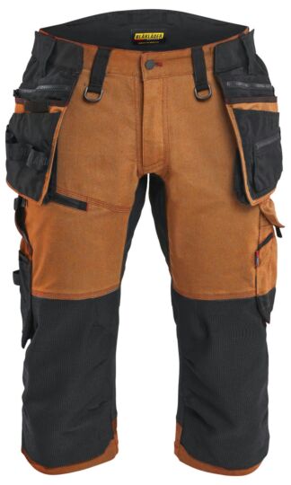 Blåkläder 1977-1149 STRIKER Piraatbroek met stretch Roest/Zwart