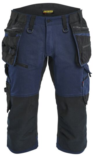 Blåkläder 1977-1149 STRIKER Piraatbroek met stretch Donker marineblauw/Zwart