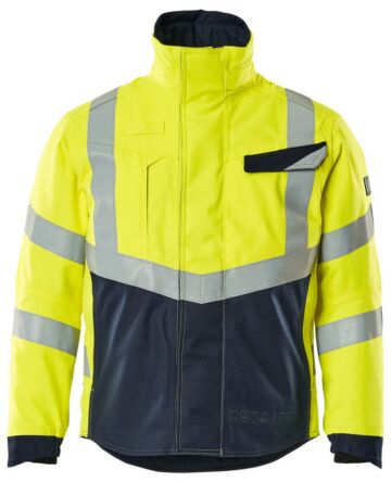 Mascot 19835-217 Winterjas Hi-Vis Geel/Donkermarine