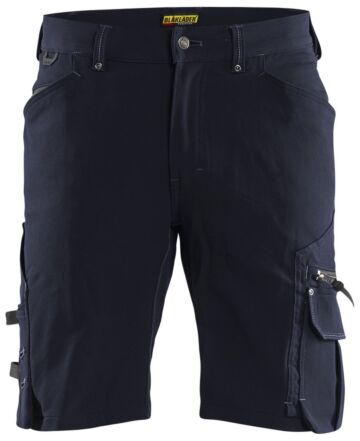 Blåkläder 1987-1644 Short 4-weg stretch Donker marineblauw/Zwart