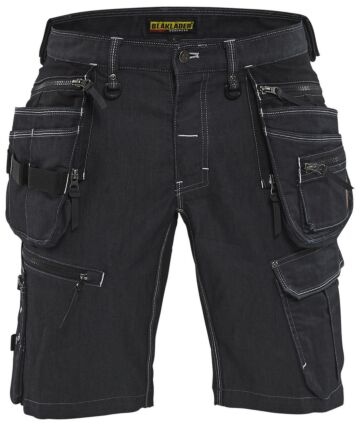 Blåkläder 1992-1141 Short denim stretch X1900 Zwart