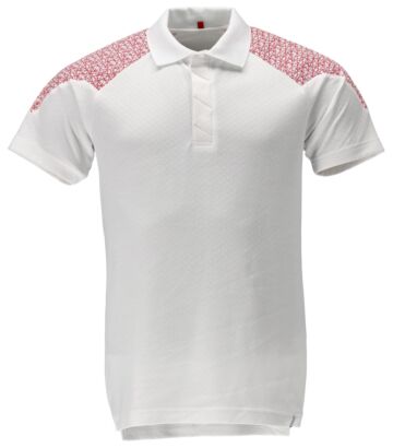 Mascot 20083-933 Poloshirt Wit/Signaalrood