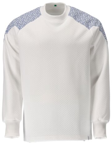 Mascot 20084-932 Sweatshirt Wit/Helder Blauw