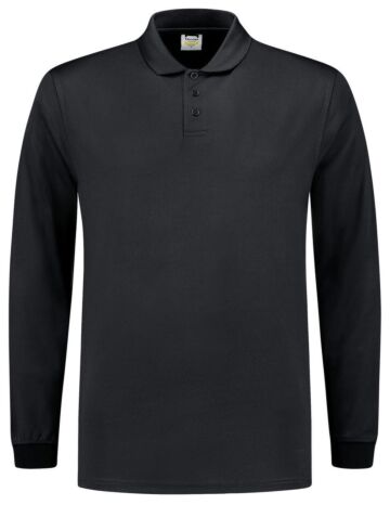 Tricorp 202005 Poloshirt UV Block Cooldry Lange Mouw Marineblauw