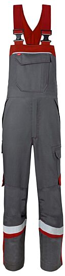 HAVEP 20288 Amerikaanse Overall 5-Safety Image+ Charcoal/Rood