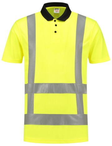 Tricorp 203006 Poloshirt RWS Birdseye Fluor Geel