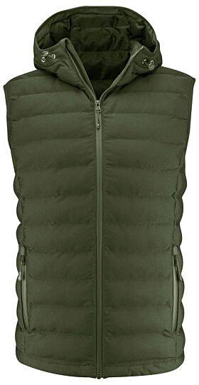 James Harvest Woodlake Heights Bodywarmer Heren Mosgroen