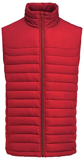 James Harvest Arches Vest Bodywarmer Heren Rood