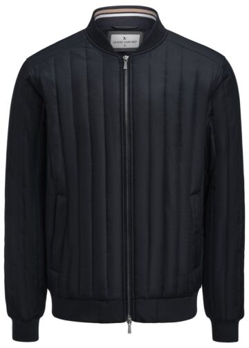 James Harvest Scarsdale Jacket Jas heren Zwart