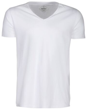 James Harvest Whailford T-Shirt Heren Wit