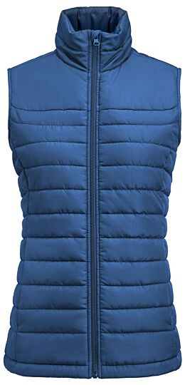 James Harvest Arches Vest Bodywarmer Dames Blauw