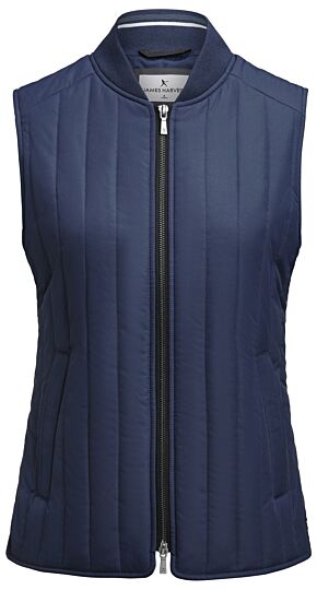 James Harvest Scarsdale Vest Bodywarmer Dames Marine
