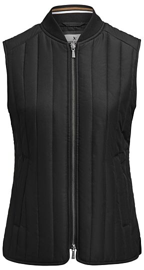 James Harvest Scarsdale Vest Bodywarmer Dames Zwart
