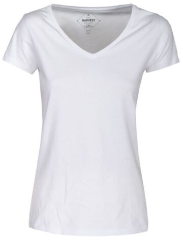 James Harvest Whailford T-Shirt Dames Wit