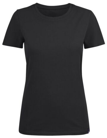 James Harvest American U T-Shirt Dames Zwart