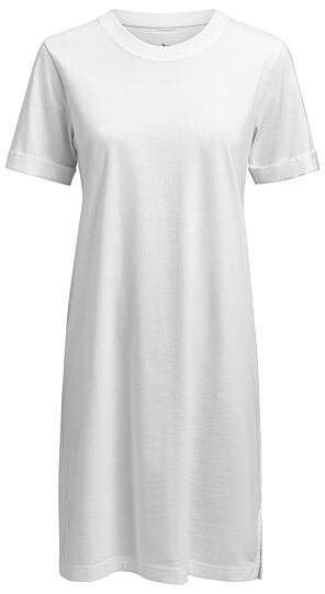 James Harvest American T-Shirt Jurk Dames Wit