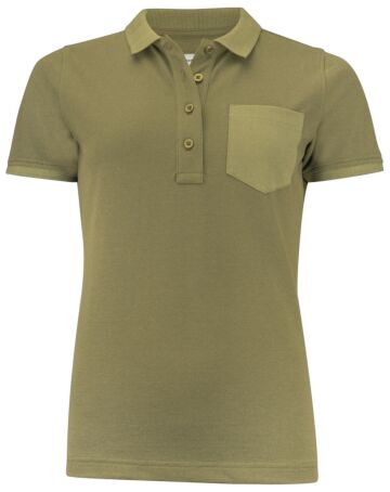 James Harvest Pinedale Polo Pique Dames Mosgroen
