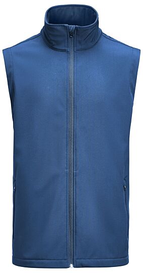 James Harvest Valley Vest Bodywarmer Heren Blauw