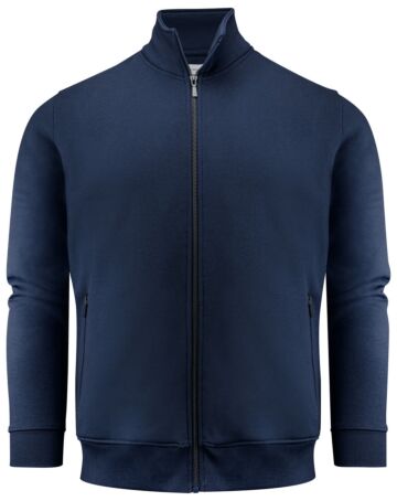 James Harvest Melville Heights Sweater Volledige Rits Heren Marine