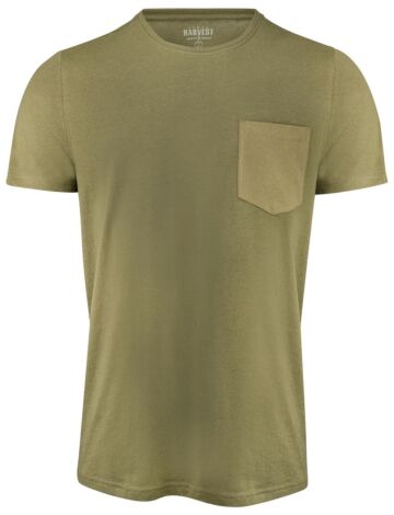 James Harvest Walcott T-Shirt Heren Mosgroen