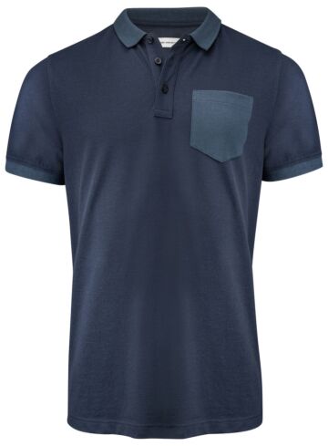 James Harvest Pinedale Polo Pique Heren Marine