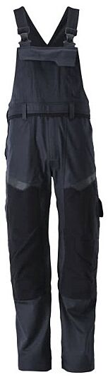 Mascot 21569-281 Amerikaanse overall met kniezakken Donkermarine/Hi-Vis Geel