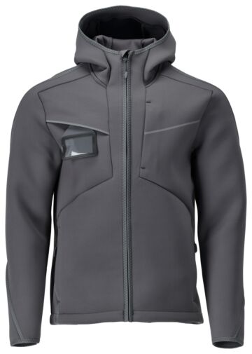 Mascot 22086-662 Softshell jas met capuchon Steengrijs