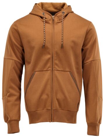 Mascot 22386-365 Capuchontrui met rits Notenbruin