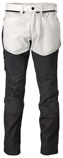 Mascot 22479-230 Broek met kniezakken Wit/Steengrijs