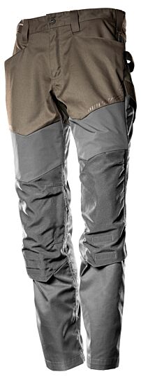 Mascot 22479-230 Broek met kniezakken Donkerzand/Steengrijs